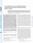 Research paper thumbnail of A 15-ketosterol is a liver X receptor ligand that suppresses sterol-responsive element binding protein-2 activity1