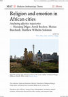 Research paper thumbnail of Religion and Emotion in African Cities: Analyzing Affective Trajectories. Conference Report (Freie Universität Berlin: 28-30 May 2015)