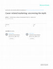 Research paper thumbnail of Cause-Related Marketing: Uncovering the Myth