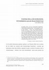 Research paper thumbnail of Il ritmo della decostruzione. Un'esperienza quasi-trascendentale