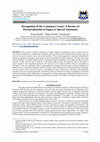 Research paper thumbnail of Recognition of the Customary Court: A Review of Decentralization in Papua as Special Autonomy