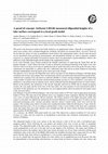 Research paper thumbnail of A proof of concept: Airborne LIDAR–measured ellipsoidal heights of a lake surface correspond to a local geoid model