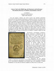 Research paper thumbnail of “Literary Tools in the Middle Ages, the Renaissance and the Baroque / Herramientas literarias en el Medievo, Renacimiento y Barroco.” eHumanista 14 (2010): 271-275.