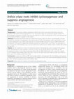 Research paper thumbnail of Ardisia crispa roots inhibit cyclooxygenase and suppress angiogenesis