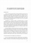 Research paper thumbnail of LES ALMADRAVES DE VILASSAR DE MAR, UN EXEMPLE DE MUTUALISME MARINER