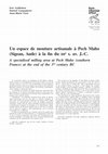 Research paper thumbnail of Un espace de mouture artisanale à Pech Maho (Sigean, Aude) à la fin du IIIe s. av. J.-C.