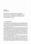 Research paper thumbnail of Direktheit und Indirektheit als Gegenstand der Translation und als Übersetzungsverfahren. Bemerkungen zur Werkstatt von Übersetzern der polnischen Literatur