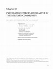 Research paper thumbnail of PSYCHIATRIC EFFECTS OF DISASTER IN THE MILITARY COMMUNITY