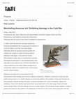 Research paper thumbnail of Marshalling American Art: Exhibiting Ideology in the Cold War