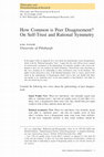 Research paper thumbnail of How Common is Peer Disagreement? On Self-Trust and Rational Symmetry