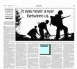 Research paper thumbnail of Post Conflict Reconciliation: South Africa; Op-Ed Article - It was never a war between us