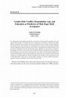 Research paper thumbnail of Gender Role Conflict, Homophobia, Age, and Education as Predictors of Male Rape Myth Acceptance