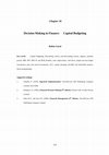 Research paper thumbnail of Some Further Aspects of Capital Budgeting and DCF Methods