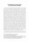 Research paper thumbnail of Une bibliothèque pour devenir noble : le cas François-Arthus Duhamel 