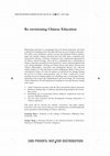 Research paper thumbnail of Re-envisioning Chinese Education: The Meaning of Person-Making in a New Age