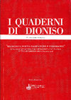 Research paper thumbnail of "Musicista poeta danzatore e visionario". Forma e funzione del Coro negli Spettacoli Classici al Teatro greco di Siracusa 1914-1948