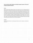 Research paper thumbnail of The rise of the far right in debtor and creditor European countries: the case of European Parliament elections