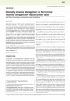 Research paper thumbnail of Minimally Invasive Management of Pericoronal Abscess using 810 nm GaAlAs Diode Laser