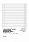 Research paper thumbnail of The Metropolitan Military: Homeowner Resistance to Military Family Housing in Southern California, 1979 - 1990 in Journal of Urban History (forthcoming)