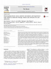 Research paper thumbnail of Disentangling breast cancer patients' perceptions and experiences with regard to endocrine therapy: nature and relevance for non-adherence