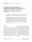 Research paper thumbnail of Field mapping of magnetic susceptibility as tool for petrographic characterization of granitoids – a key study in the Hauzenberg pluton, Bavarian Forest, Germany