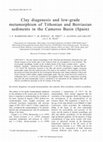 Research paper thumbnail of Clay diagenesis and low-grade metamorphism of Tithonian and Berriasian sediments in the Cameros Basin (Spain)