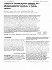 Research paper thumbnail of Triggering of Toll-like receptors modulates IFN-γ signaling: involvement of serine 727 STAT1 phosphorylation and suppressors of cytokine signaling