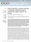 Research paper thumbnail of Natural high pCO2 increases autotrophy in Anemonia viridis (Anthozoa) as revealed from stable isotope (C, N) analysis