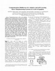 Research paper thumbnail of Communication Middleware for Adaptive and Self Learning Micro Manufacturing Systems in a Grid of Equiplets