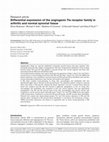 Research paper thumbnail of Differential expression of the angiogenic Tie receptor family in arthritic and normal synovial tissue