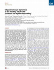 Research paper thumbnail of Oligodendrocyte Dynamics in the Healthy Adult CNS: Evidence for Myelin Remodeling