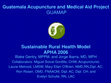 Research paper thumbnail of Sustainable Rural Health Model