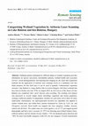 Research paper thumbnail of Categorizing Wetland Vegetation by Airborne Laser Scanning on Lake Balaton and Kis-Balaton, Hungary