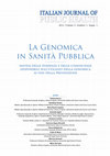 Research paper thumbnail of La Genomica in Sanità Pubblica