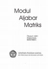 Research paper thumbnail of Aljabar-Matriks-ITS