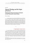 Research paper thumbnail of Natural Theology and the Origin of Instincts: Debating the Divine Government of Animals in Early Nineteenth-Century Britain