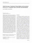 Research paper thumbnail of Global Surrogacy, Exploitation, Human Rights and International Private Law: A Pragmatic Stance and Policy Recommendations