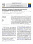 Research paper thumbnail of Effect of HIV1 Vif variability on progression to pediatric AIDS and its association with APOBEC3G and CUL5 polymorphisms