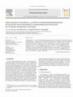 Research paper thumbnail of Vapor pressure of tetrakis(1,1,1-trifluro-5,6-dimethylheptanedionato)zirconium(IV) and dichlorobis(η5-cyclopentadienyl)zirconium(IV) by TG-based transpiration technique