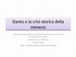 Research paper thumbnail of Danto e la crisi storica della mimesis