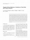 Research paper thumbnail of Magnetic field and inductance calculations in theta-pinch and z-pinch geometries