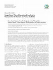 Research paper thumbnail of Image-based three-dimensional analysis to characterize the texture of porous scaffolds