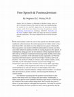 Research paper thumbnail of Free Speech and Postmodernism 