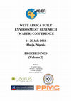 Research paper thumbnail of Proceedings of the WABER 2012 Conference (Vol. 2)