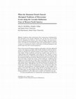 Research paper thumbnail of When the Mountain Dwarfs Danced: Aboriginal Traditions of Paleoseismic Events along the Cascadia Subduction Zone of Western North America