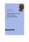 Research paper thumbnail of Les conceptions de la “nature humaine” dans les scénarios de l’hominisation