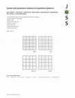 Research paper thumbnail of Peponis J, Feng C, Green D, Haynie D, Kim S H, Sheng Q, Vialard A, Haofeng W, 2015, "Syntax and parametric analysis of superblock patterns" Journal of Space Syntax 6 109-141