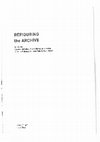 Research paper thumbnail of "Holdings:Refiguring the Archive"