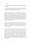 Research paper thumbnail of Texto de opinião sobre os refugiados sírios e as manifestações xenófobas em Portugal.