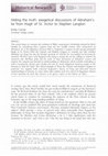 Research paper thumbnail of Hiding the truth: exegetical discussions of Abraham’s lie from Hugh of St. Victor to Stephen Langton